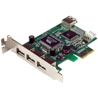 4 Port PCI Express Low Profile High Speed USB Card - PCIe USB 2.0 Card - PCI-E USB 2.0 Card