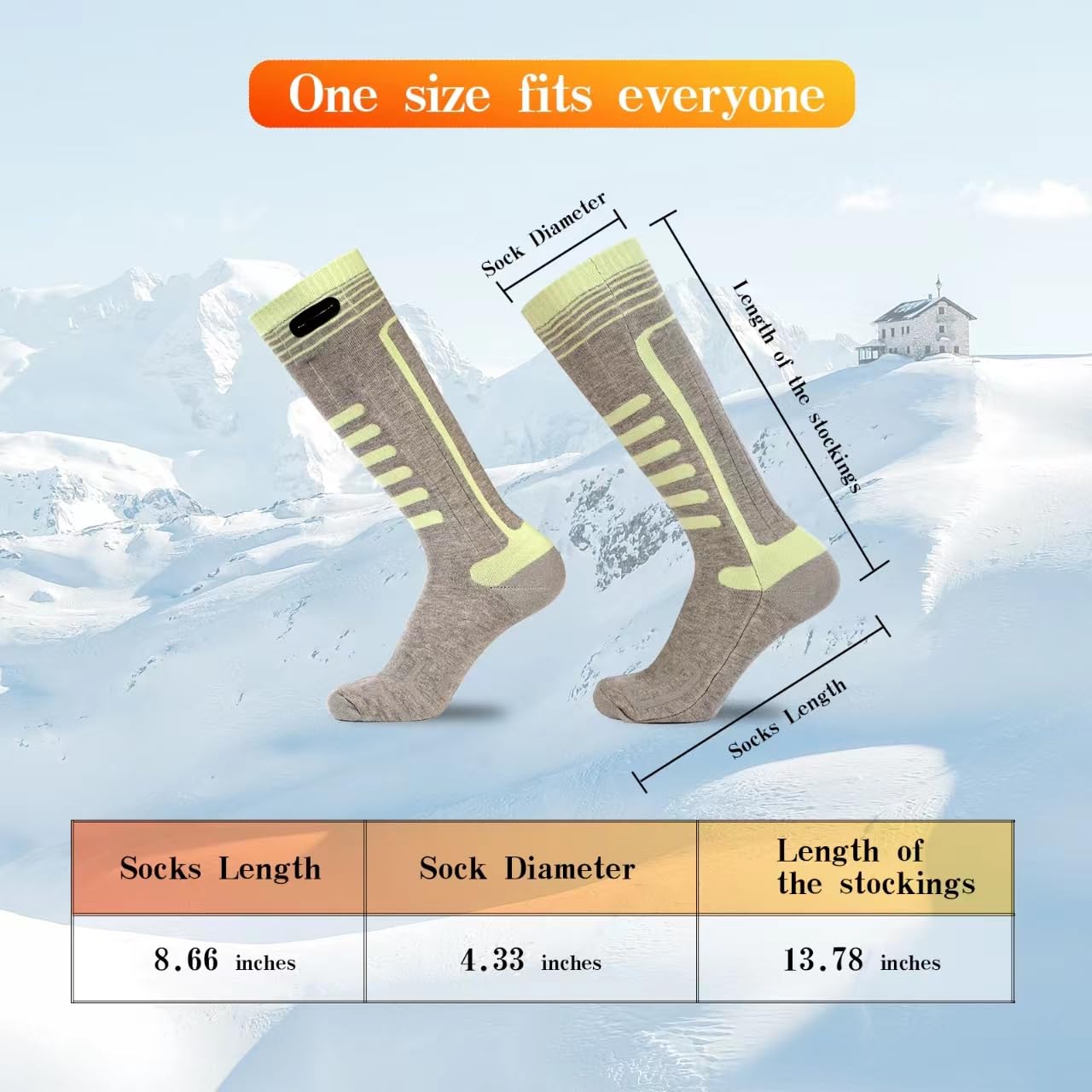 WEIVIOQ Rechargeable Heated Socks for Men Women,Upgraded 5000mAh Battery Electric Socks Foot Warmer with APP Control and 4 Heat Settings for Winter Outdoor Skiing Hiking Motorcycle Camping