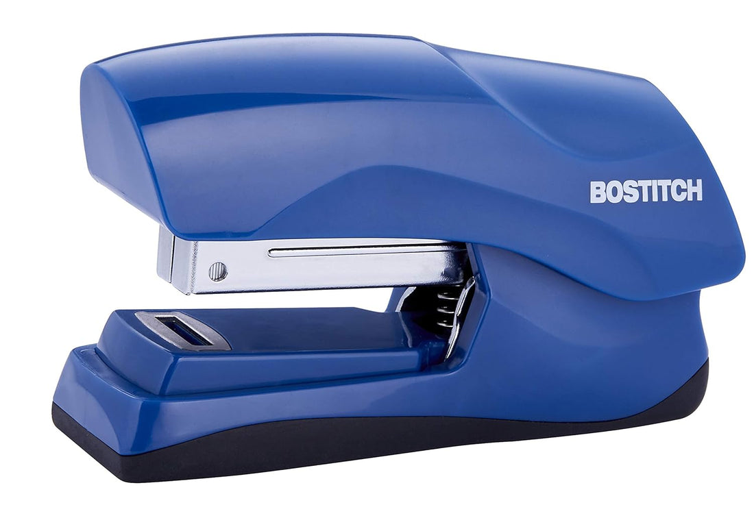 Bostitch Office Heavy Duty 40 Sheet Stapler, Small Stapler Size, Fits into The Palm of Your Hand; Navy Blue