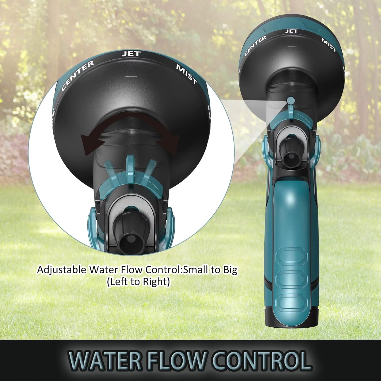 Garden hose nozzle