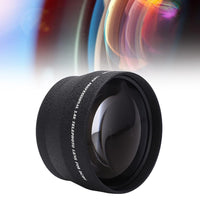 Telephoto Lens, 72MM 2X Magnification HD Telephoto Lens, Aluminum Alloy Teleconverter Lens for 72mm Camera Lens and 82mm Filter