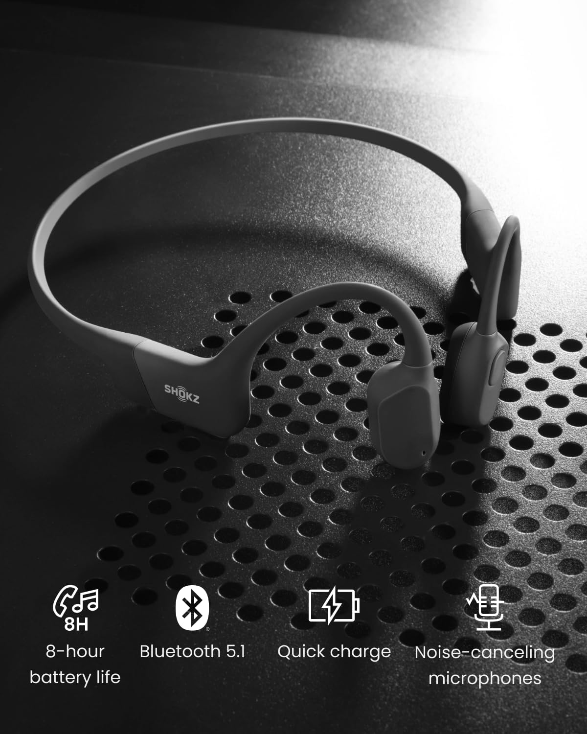 SHOKZ OpenRun: Open-Ear Bluetooth Bone Conduction Sport – Packaging