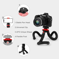 Fotopro UFO2 11" Flexible Tripod | Camera Tripod with Phone Tripod Mount, Wrappable Leg Tripod, Action Video Tripod, Lightweight Mini Tripod Stand for Mirrorless Cameras DSLR Sony |Payload 1.2kg