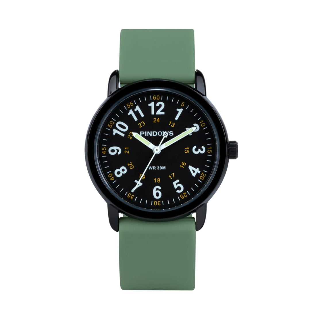 Nurse Watch for Women Medical Professionals & Students Women's Timepiece Easy Read Dial with Luminous Display 24 Hour Markers & Silicone Strap