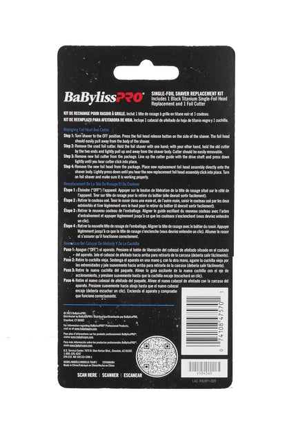 BabylissPro UV Foil: Single Replacement Foil with Cutter – Close-up Detail