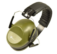 G & F Products Earmuff Hearing Protection with Low Profile Passive Folding Design 26Db SNR & Reduces up to 125Db Noise Reduction, For Both Adults & Kids Adjustable Headband, Army Green (13010AG)