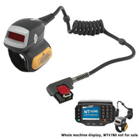 RS419 Ring Scanner for Symbol Zebra WT41N0 WT4090, RS419-HP2000FSR Wearable Ring Barcode Scanner Reader,1D Laser,Cable to ARM Mounted Unit