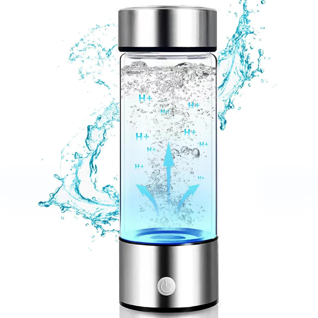 Fiudiry Hydrogen Water Bottle - A Portable Health Boosting Waterionizer Generator with SPE PEM Technology