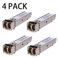 4 PCS 1.25G 850nm Multimode SFP LC Transceiver Fiber Module 550 Meters 1000Base-SX LC MMF for Cisco GLC-SX-MMD/SX-MM/SFP-GE-S,Fortinet,Ubiquiti UniFi UF-MM-1G,Mikrotik S-85DLC05D Meraki MA-SFP-1GB-SX