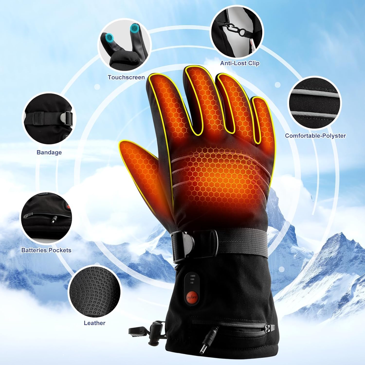 ABXMAS Heated Gloves XL