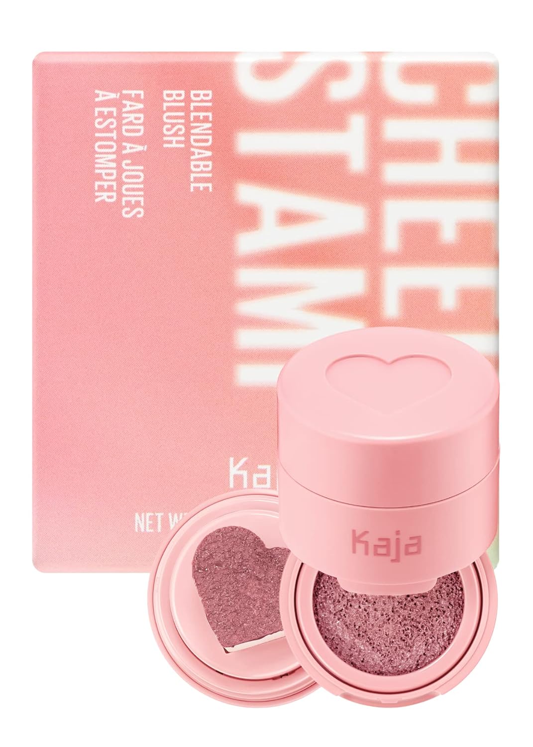 KAJA Cheeky Stamp | Blendable Blush | 05 Sassy - watermelon pink | Cruelty-free, Vegan, Paraben-free, Sulfate-free, Phthalates-free, K-Beauty