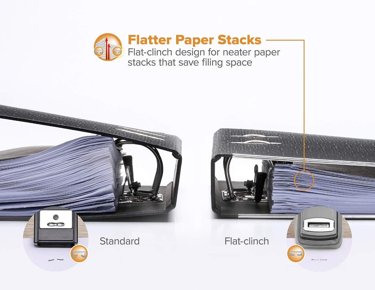 Bostitch Office Heavy Duty 40 Sheet Stapler, Small Stapler Size, Fits into The Palm of Your Hand; Gray