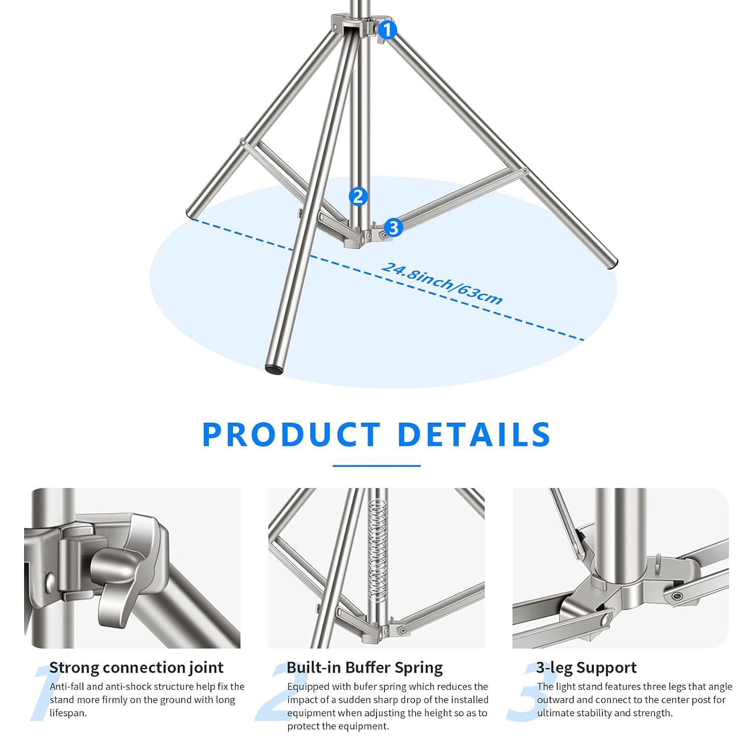 Neewer Stainless Steel Light Stand