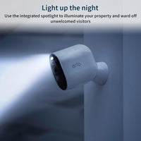 Arlo Ultra 2 Spotlight Camera - Add-on - Wireless Security, 4K Video & HDR, Color Night Vision, Wire-Free, Requires a SmartHub or Base Station sold separately, Black - VMC5040B-200NAS