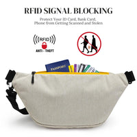 G4Free Sling Bag RFID Blocking Large Sling Backpack for Men Women Crossbody Chest Bag