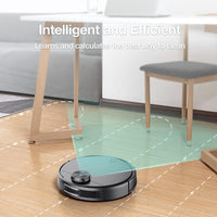 Wyze Robot Vacuum Home Cleaner with Wi-Fi Connected, 2100Pa Strong Suction Robotic Cleaner, Self-Charging Robot Vacuum for Pet Hair, Cleans Hard Floors & Carpet, Laser Navigation, Virtual Walls