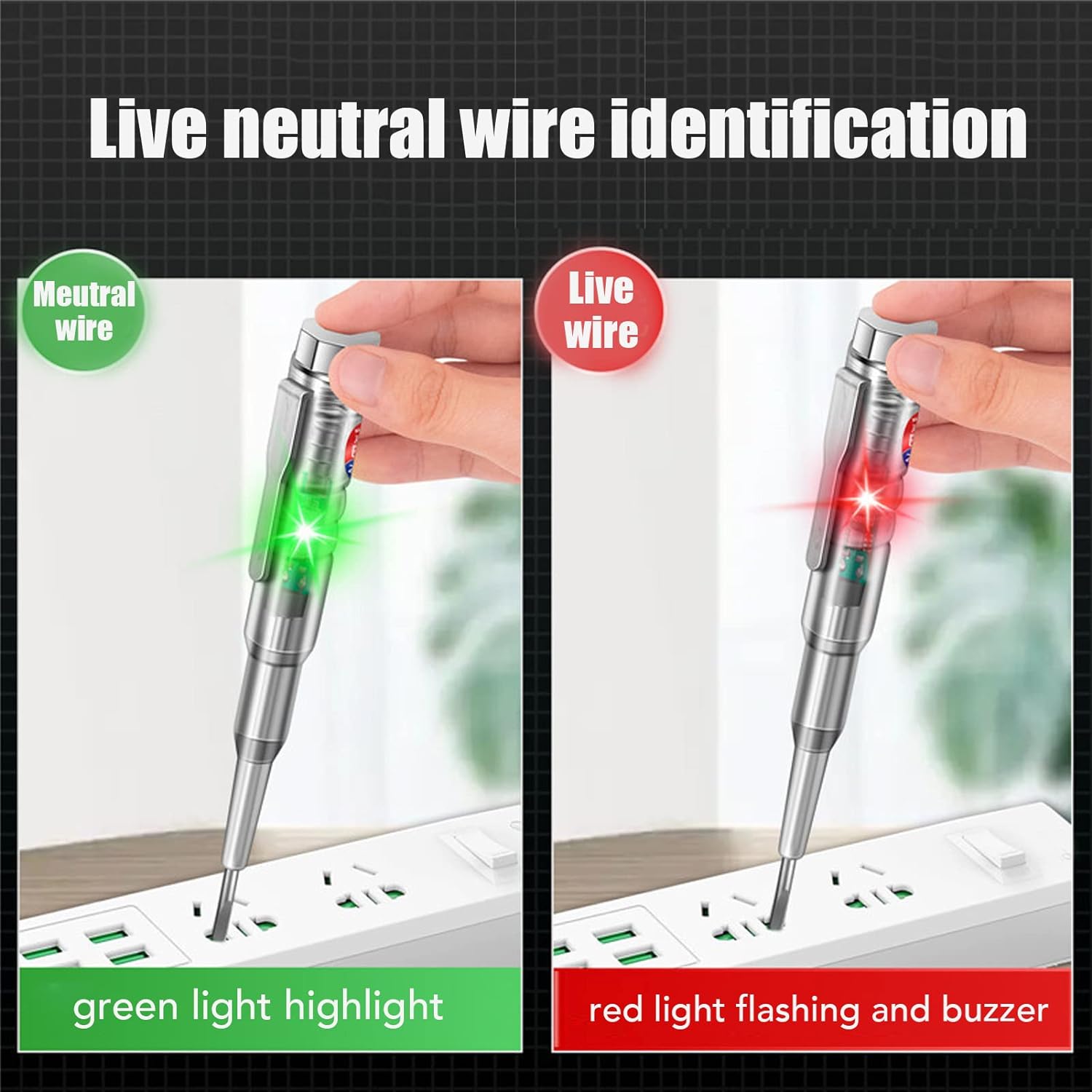 5pcs Portable Home Safe Test Pen Electric Maintenance Tester Pen