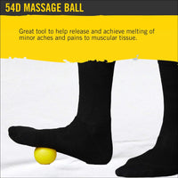 54D Therapy Massage Ball, Physical Therapy Ball, Massage Balls for Back, Yoga, Deep Tissue Muscle Tension