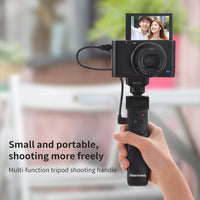 Newmowa Mini Shooting Grip vlog Camera Grip for Sony Vlogger Grip for Sony ZV1 RX100 VII M1 M2 M3 M4 M5 M6 M7 A6000 a6100 a6300 A6400 A6500 A6600, Black