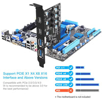 4 Ports USB 3.0 PCI Express (PCIe) Expansion Card