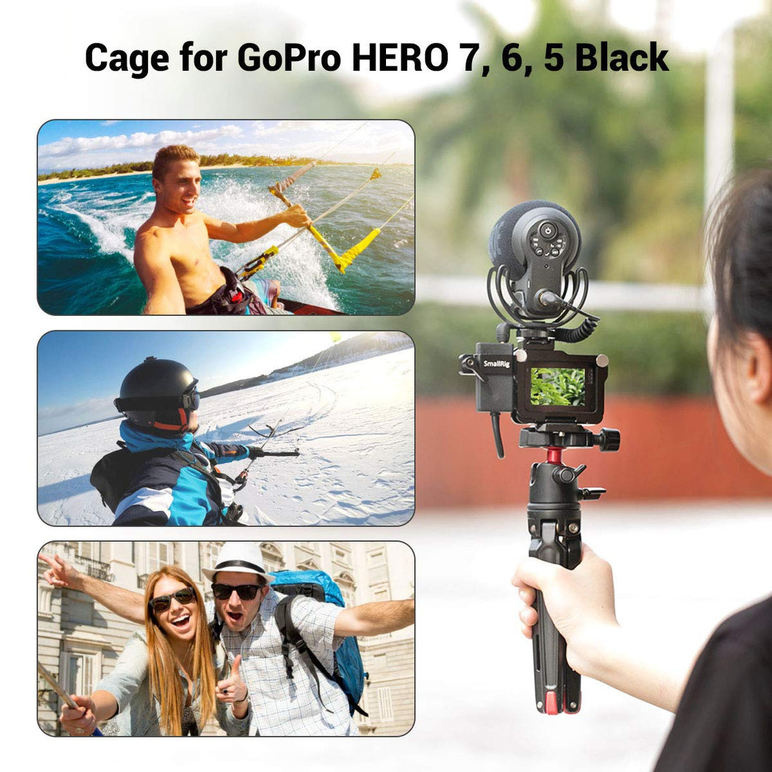 SMALLRIG Cage for GoPro Hero 7 Hero 6 Hero 5 Black - CVG2320