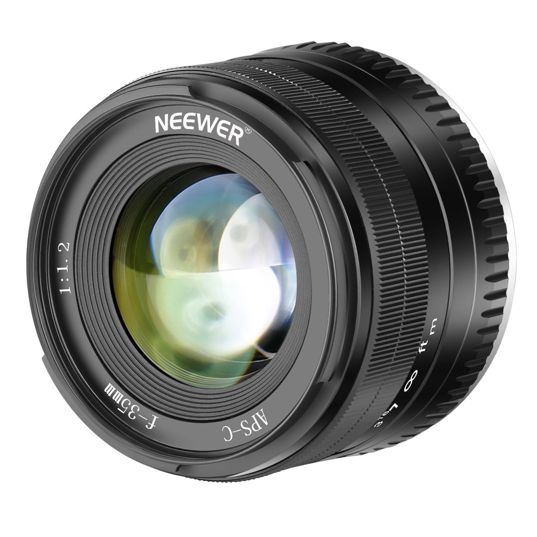 Neewer 35mm F1.2 Large Aperture Prime APS-C Aluminum Lens for Fuji X Mount Mirrorless Cameras X-A1 X-A10 X-A2 X-A3 X-at X-M1 X-M2 X-T1 X-T10 X-T2 X-T20 X-Pro1 X-Pro2 X-E1 X-E2 X-E2s