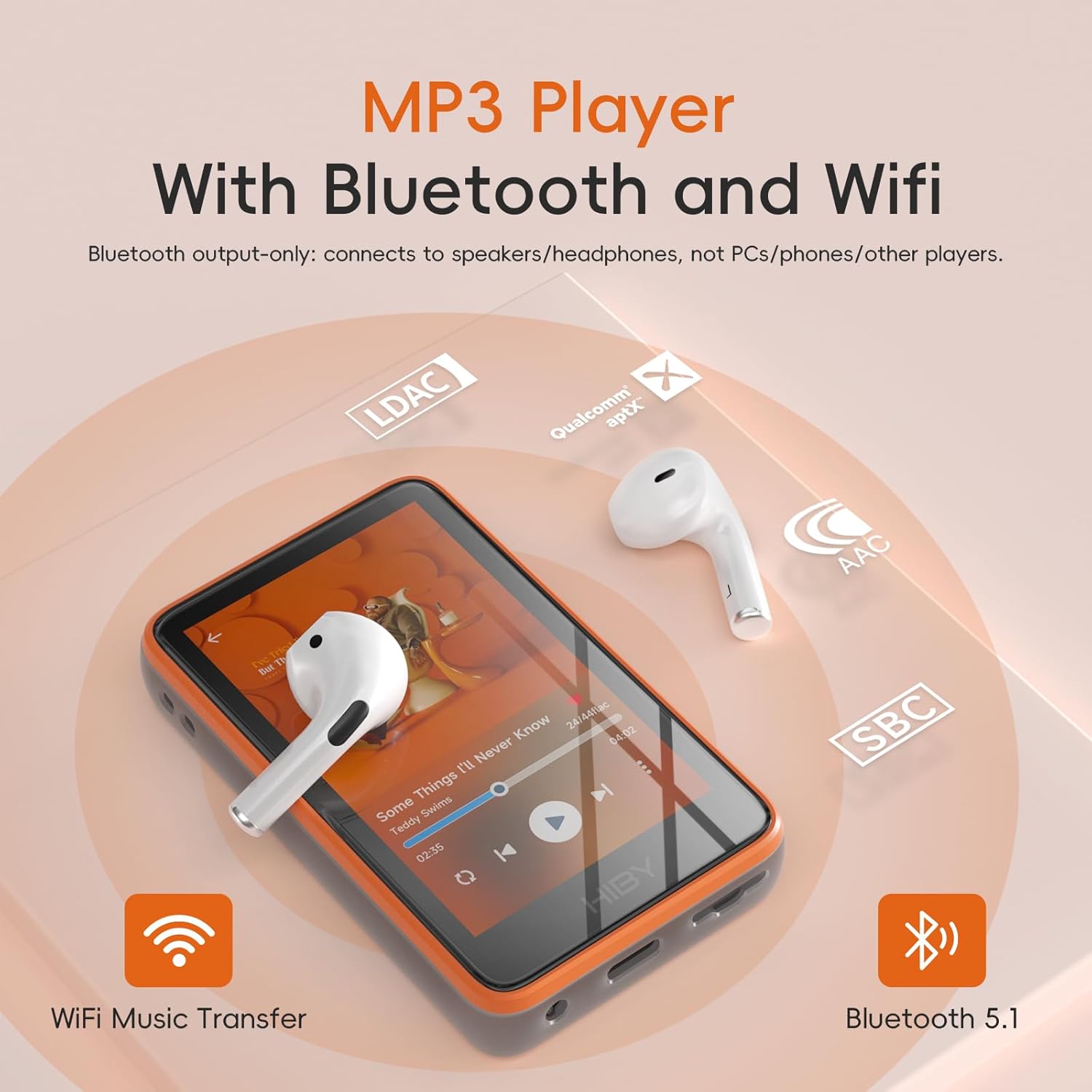 HiBy R1 HiFi MP3 Player with Bluetooth 5.1 Tidal Qobuz DSD – Packaging