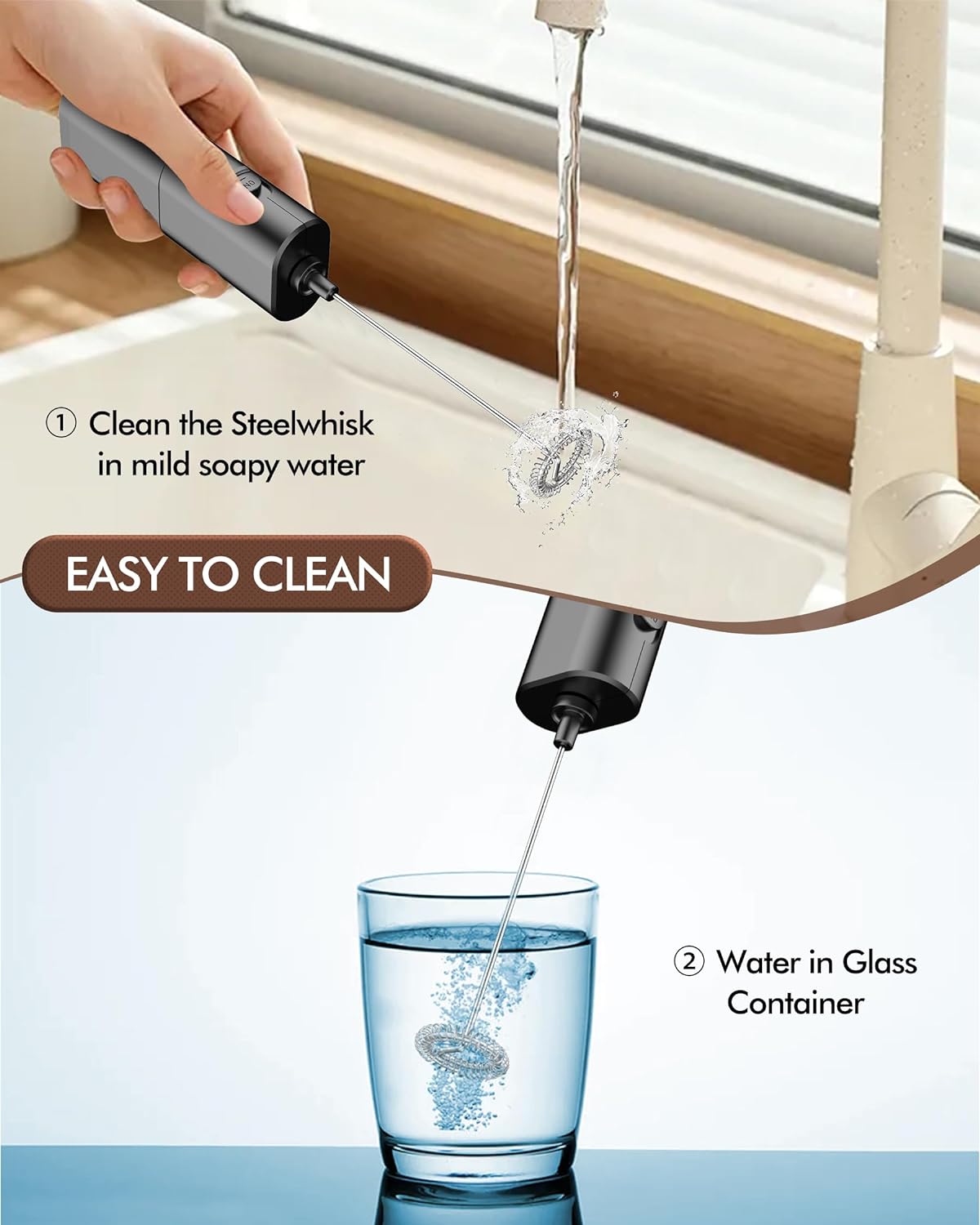 Homradise Milk Frother (Battery powered)