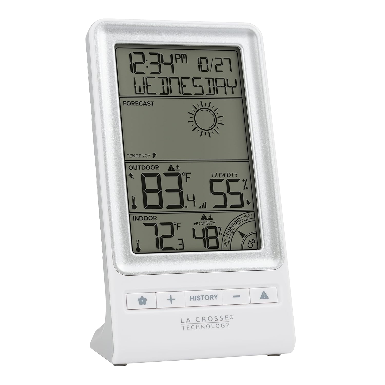 La Crosse Technology 308-1415FCT Wireless Forecast Station, White