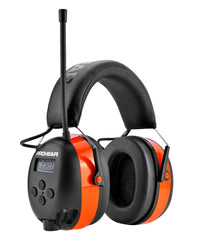 PROHEAR 033 2.0 Upgraded Bluetooth Hearing Protection AM FM Radio Headphones - 31SNR Noise Reduction Ear Muffs with Long-Lasting Stable Rechargeable Battery - 50 Hrs for Mowing Snowblowing - Orange