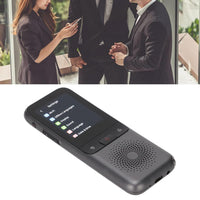 Smart Voice Translator, ABS 2 Way Real Time Touchscreen Voice Photo Translation Device with Multi Languages for Travel Business