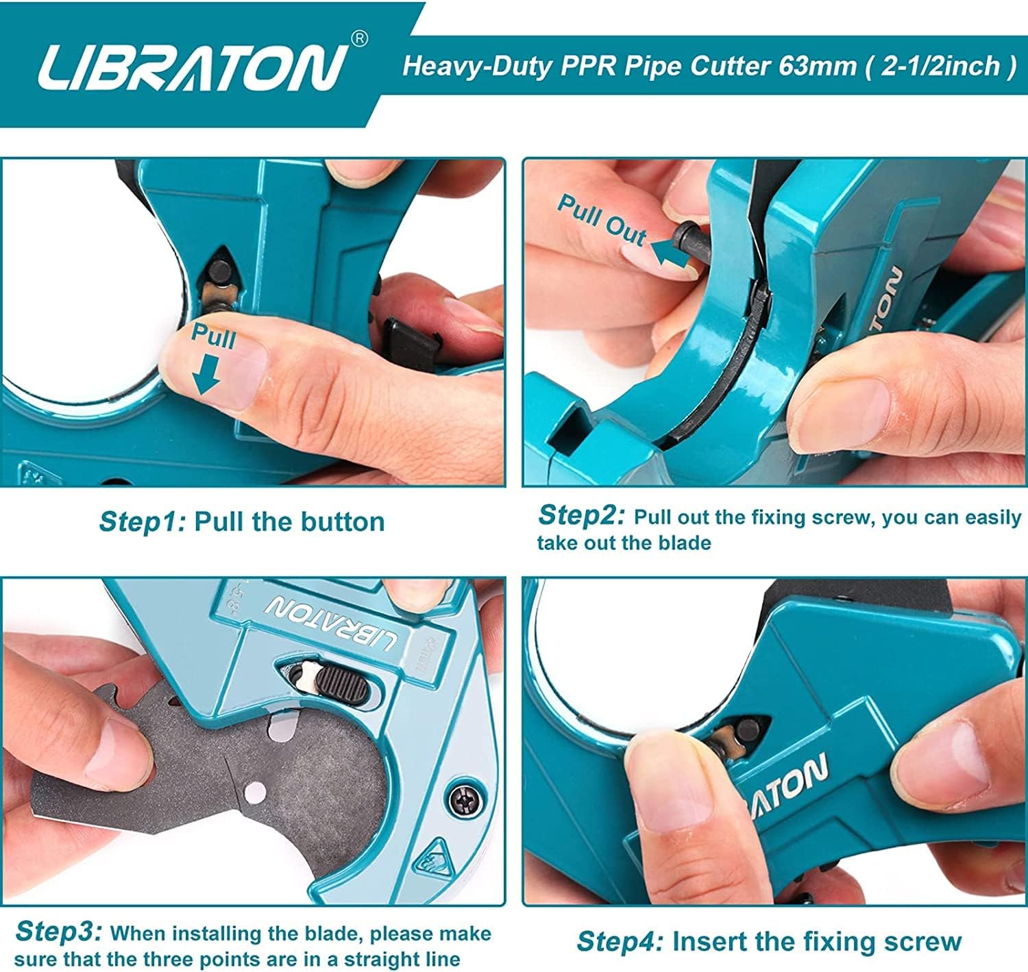 Libraton PVC Pipe Cutter: Up to 2-1/2" – In Use