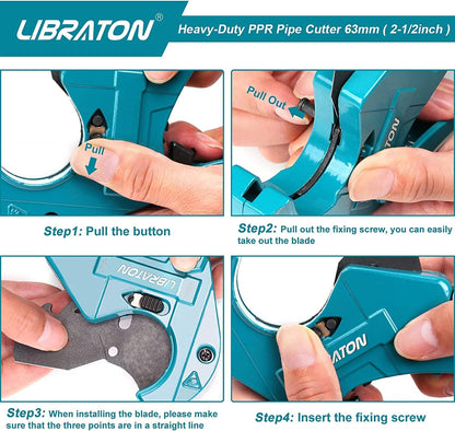 Libraton PVC Pipe Cutter: Up to 2-1/2" – In Use