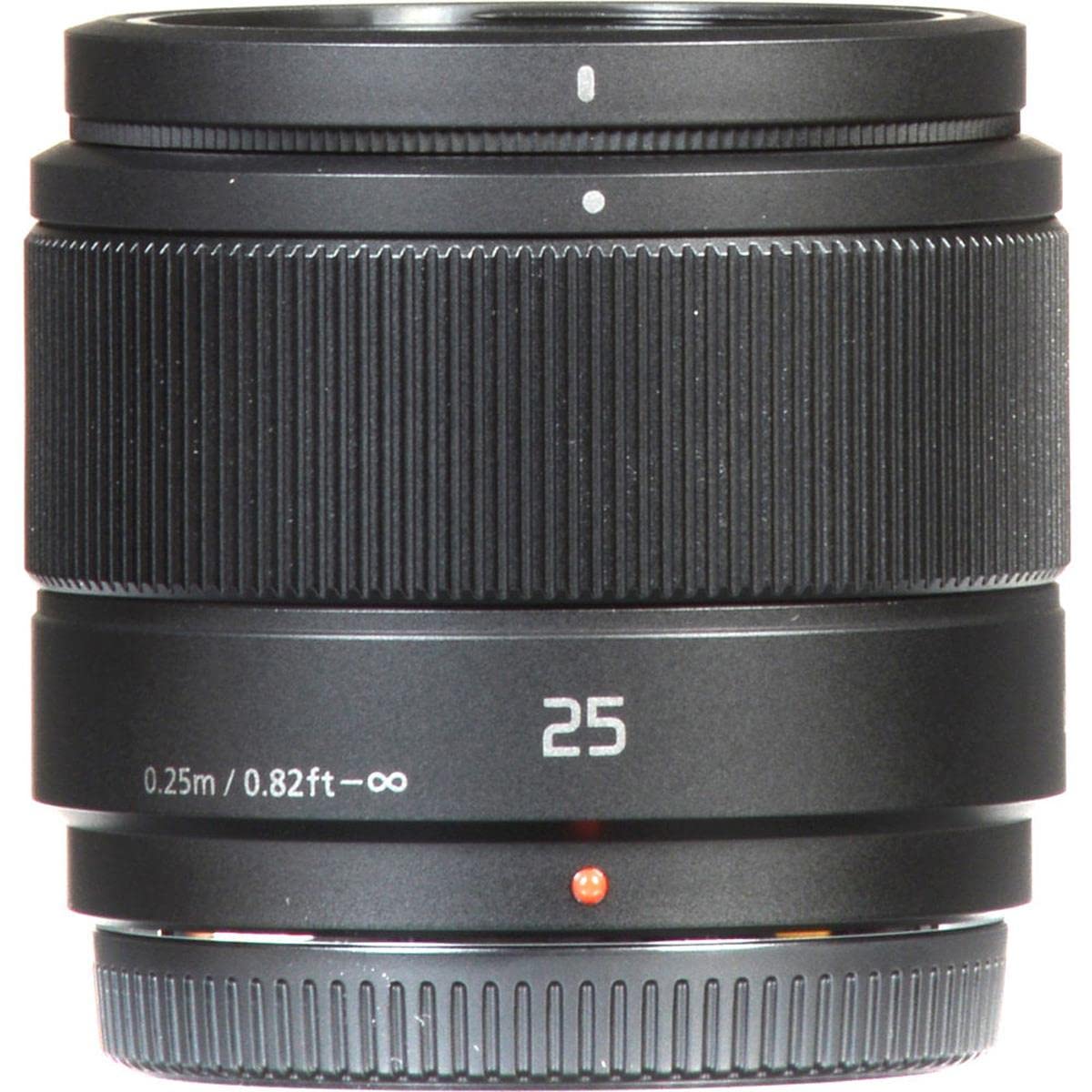 PANASONIC LUMIX G Lens, 25mm, F1.7 ASPH, Mirrorless Micro Four Thirds, H-H025K (USA Black)