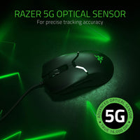 Razer Viper Ultralight Ambidextrous Wired Gaming Mouse: 2nd Gen Razer Optical Mouse Switches - 16K DPI Optical Sensor - Chroma RGB Lighting - 8 Programmable Buttons - Drag-Free Cord - Quartz Pink