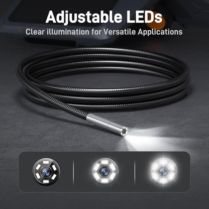 Teslong Ultra-Thin 3.9mm Industrial Endoscope with Lights – In Use