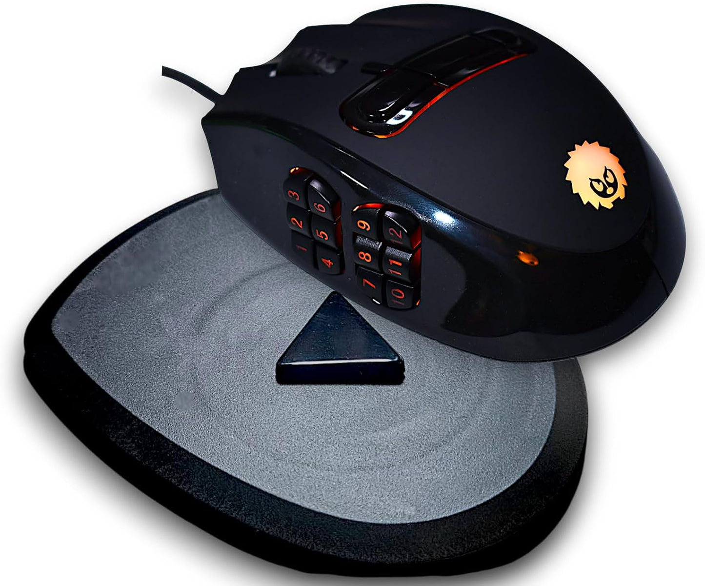 MMO Gaming Mouse with 23 Programmable Buttons and 16 – Close-up Detail