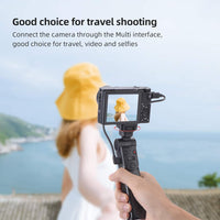 Newmowa Mini Shooting Grip vlog Camera Grip for Sony Vlogger Grip for Sony ZV1 RX100 VII M1 M2 M3 M4 M5 M6 M7 A6000 a6100 a6300 A6400 A6500 A6600, Black
