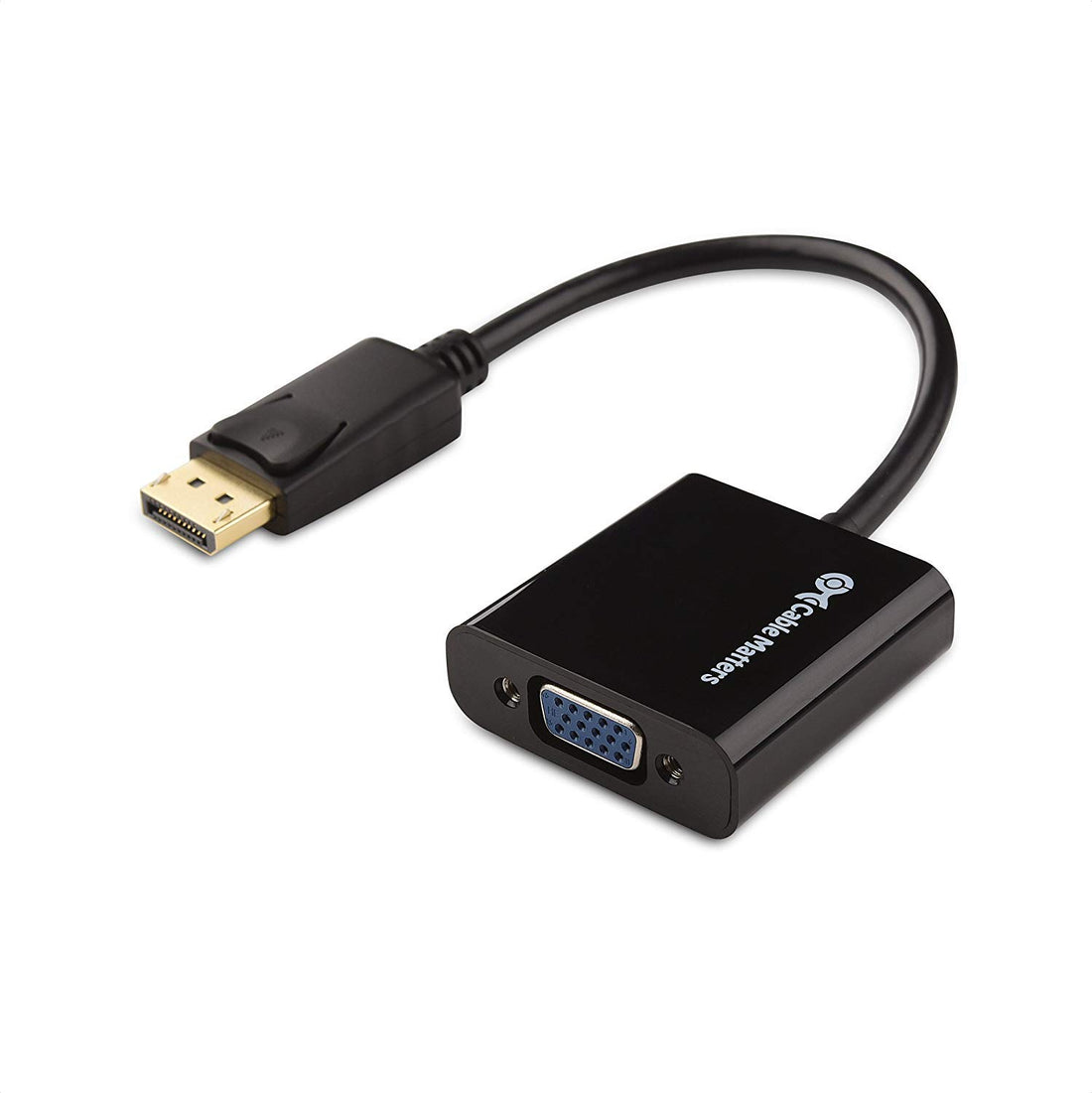 Cable Matters Gold Plated DisplayPort to VGA Male to Female Adapter