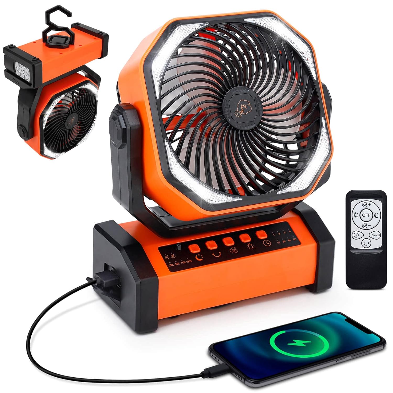 D12 Camping Fan for Home Office Outdoor