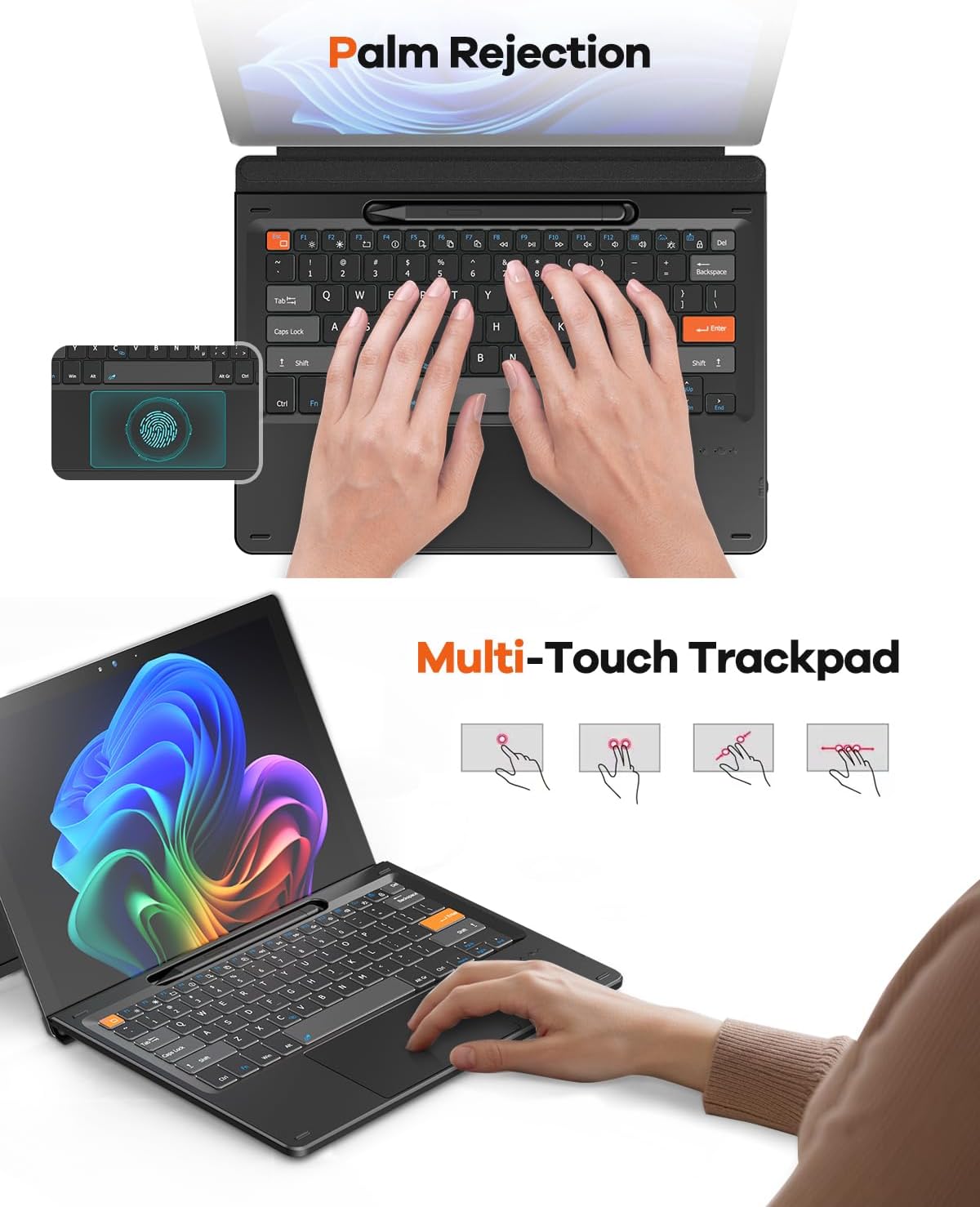 Doohoeek Surface Pro 11/10/9/8/X 13 Inch Keyboard – Packaging
