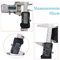 Electronic Digital Vernier Caliper 0-6 In/150mm Caliper Measuring Tool Stainless Steel Inch/Millimeter Conversion with Large LCD Screen for Length Width Depth Inner Diameter Outer Diameter