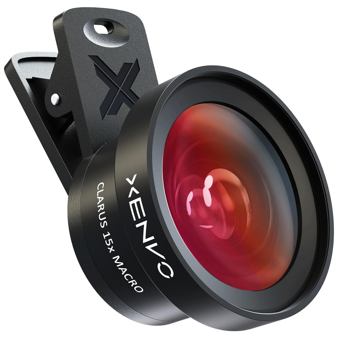 Xenvo iPhone Camera Lens Pro: Macro Lens & Wide Angle Lens Kit with LED Light, Clip-On Cell Phone Camera Lenses for iPhone, Android, Samsung Mobile Phones and Tablets