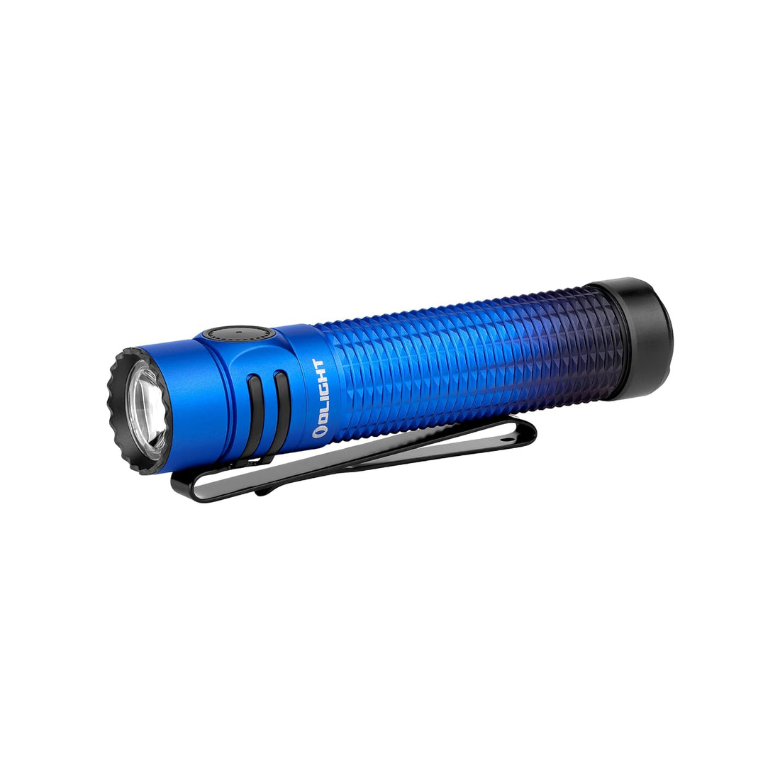 OLIGHT Warrior Mini3 1750 Lumens Rechargeable Tactical Flashlight with Dual Switch and Proximity Sensor, LED Flashlight for EDC, Outdoor, Camping and Emergency (Deep Sea Blue)