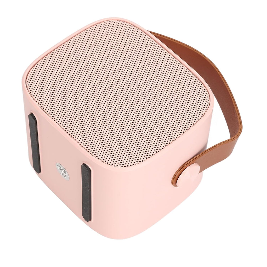 Tgoon Mini Karaoke Machine, Multifunctional Portable Speaker with Pink Voice HiFi Speaker with 2 Wireless Microphones for Children for Parties