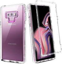 BENTOBEN Galaxy Note 9 Case, Clear Transparent Three Layer Hybrid Sturdy Hard PC Flexible TPU Heavy Duty Rugged Bumper Shockproof Protective Phone Cases Cover for Samsung Galaxy Note 9 Crystal Clear