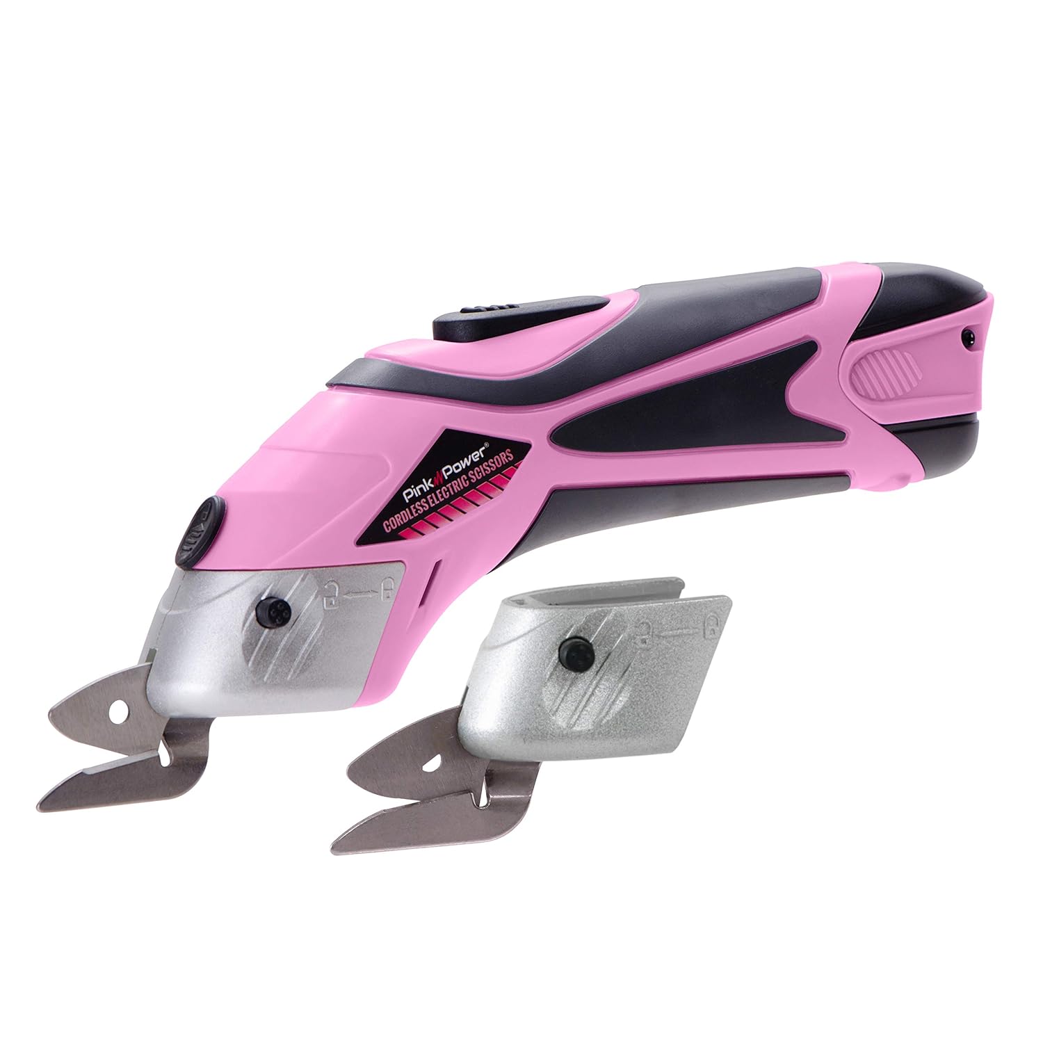 Pink Power PP361LI Lithium Ion Cordless Electric Scissors for Crafts, Fabric and Scrapbooking - Set of 1