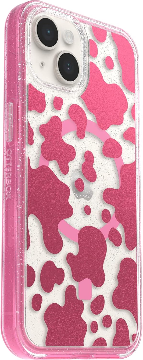 OtterBox Symmetry+ Clear Case for iPhone 14/iPhone 13 for MagSafe, Shockproof, Drop Proof, Protective Thin Case, 3X Tested to Military Standard, Disco Cowgirl