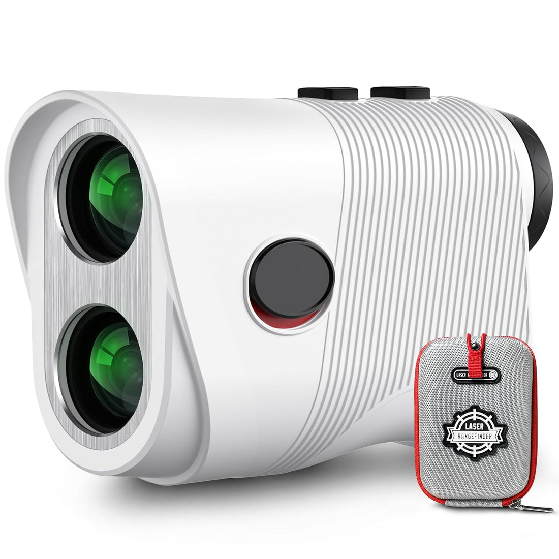 LILISPAI Golf Rangefinder with Slope, 800 Yards Laser Range Finder, 6x Magnification Range Finder Golf for Hunting, Type-C Rechargeable Rangefinder with Magnetic Holder and Flag Pole Locking Vibration