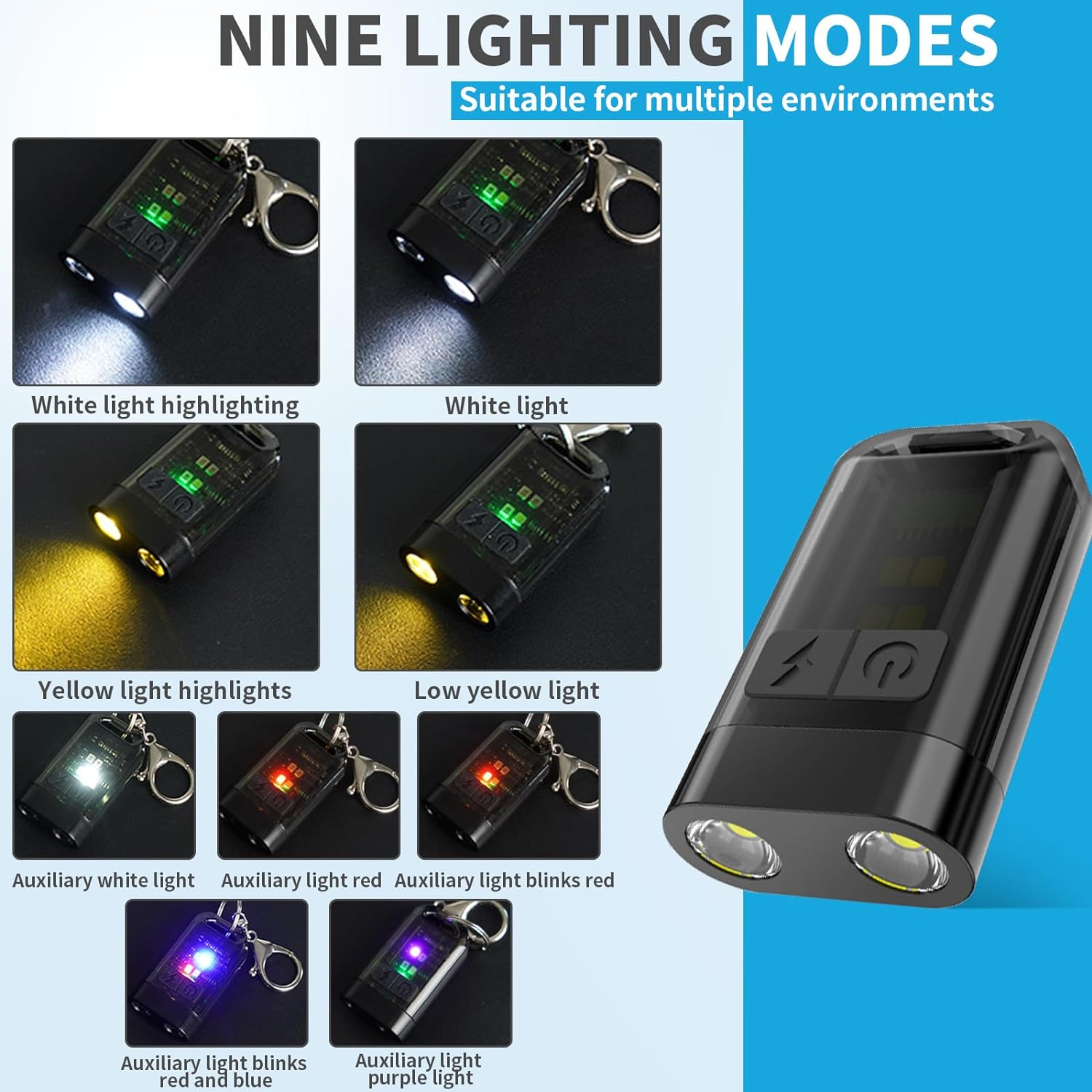 Acelane Handheld Flashlight 4 Pack, Small Mini Pocket Light